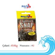 Maria Fighter Snap Maket Balık Klipsi 2