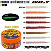 Wily Hydroworm Sıvılı Silikon 85mm 15 Adetli