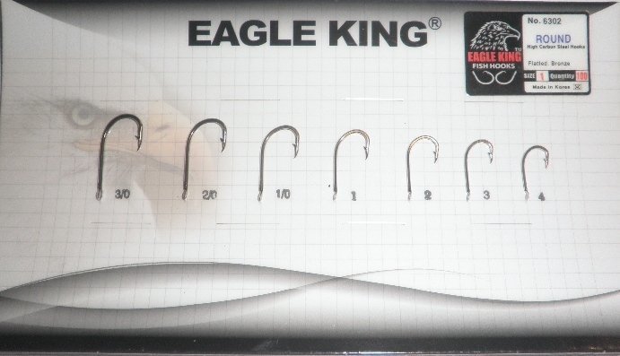 Eagle King 6302BZ Çapraz Kısa Pala Bronz İğne ( CANNELLE 1535Z ) 2/0
