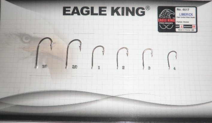 Eagle King 4617BZ Çapraz Kısa Pala Bronz İğne ( VMC 9284BZ ) 3