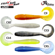 Filex Soft Bait Orak Kuyruklu Silikon Balık 7.5 cm 4
