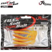 Filex Soft Bait Orak Kuyruklu Silikon Balık 7.5 cm 4