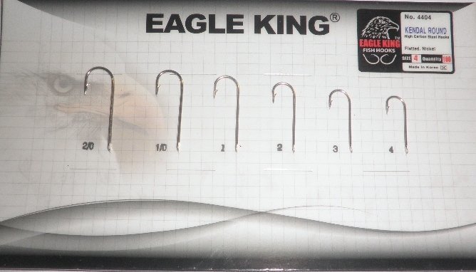 Eagle King 4404NI Düz Uzun Pala Nikel Çelik İğne ( VMC 9142NI ) 2
