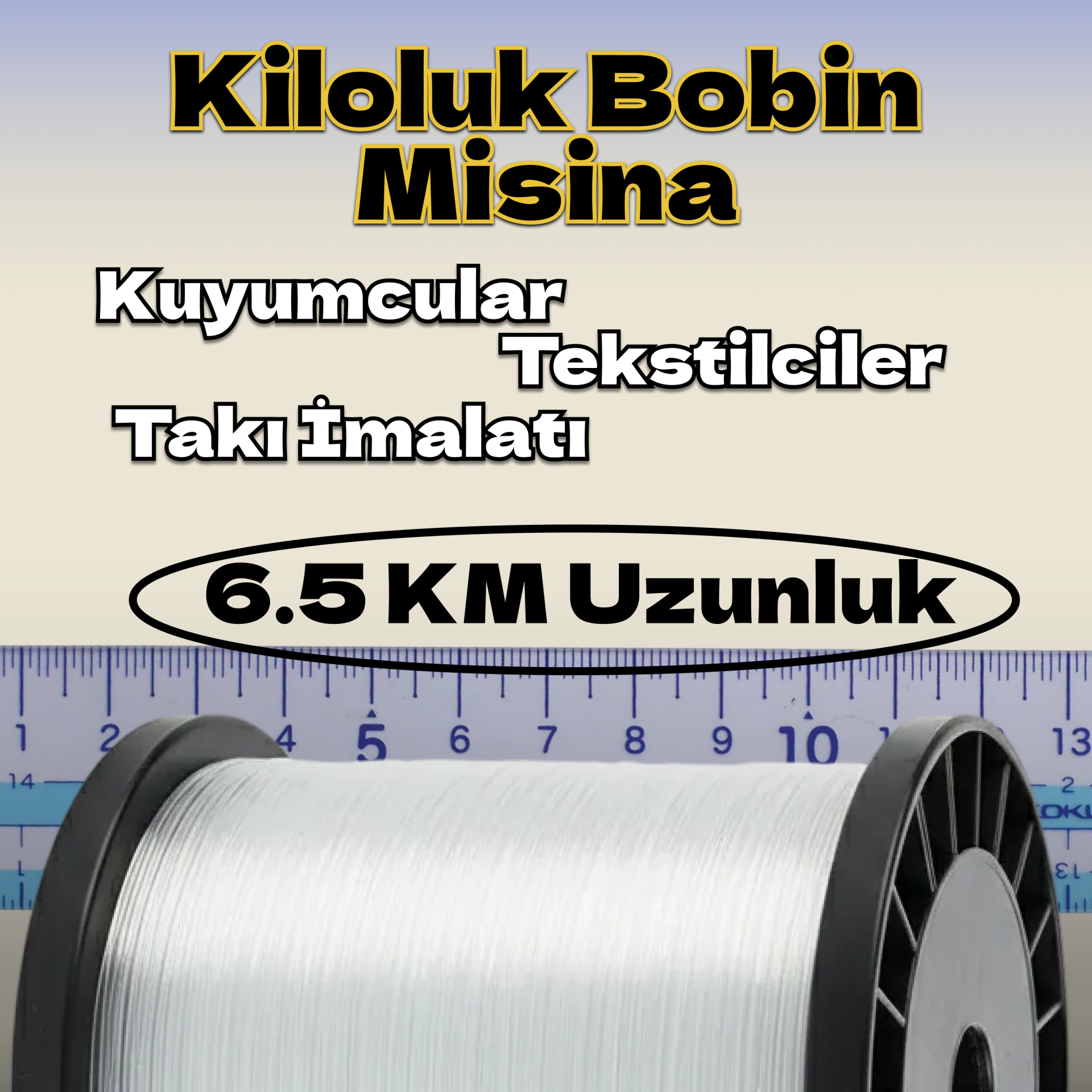 kiloluk bobin misina kuyumcu tekstil
