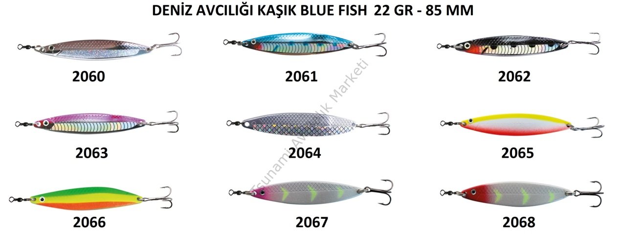 KAŞIK BLUE FISH (1 Adet) (22 GR- 85 mm)