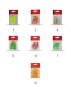 Captain 3594 Octopus Curly 6cm Ahtapot Sübye 5li Paket Suni Yem