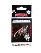 Pitbull 5100 3 Zincir Fırdöndü 5li Paket Nikel