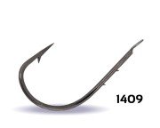 Youvella 1409 Kısa Pala Tırnaklı Olta İğnesi 100'lü Kutu Black Nikel