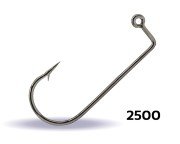 Youvella 2500 Jig Head İğnesi Delikli Uzun 100'lü Kutu Nikel
