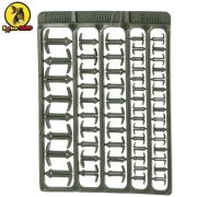 Carp Stopper 6-9-13Mm / 58 Pcs / Olive Green