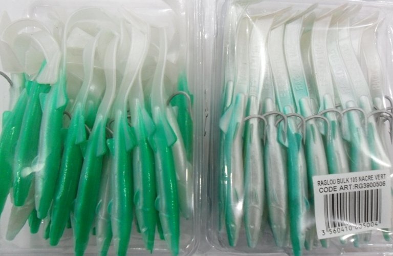 Raglou Nacre Vert Boy: 8.5 CM