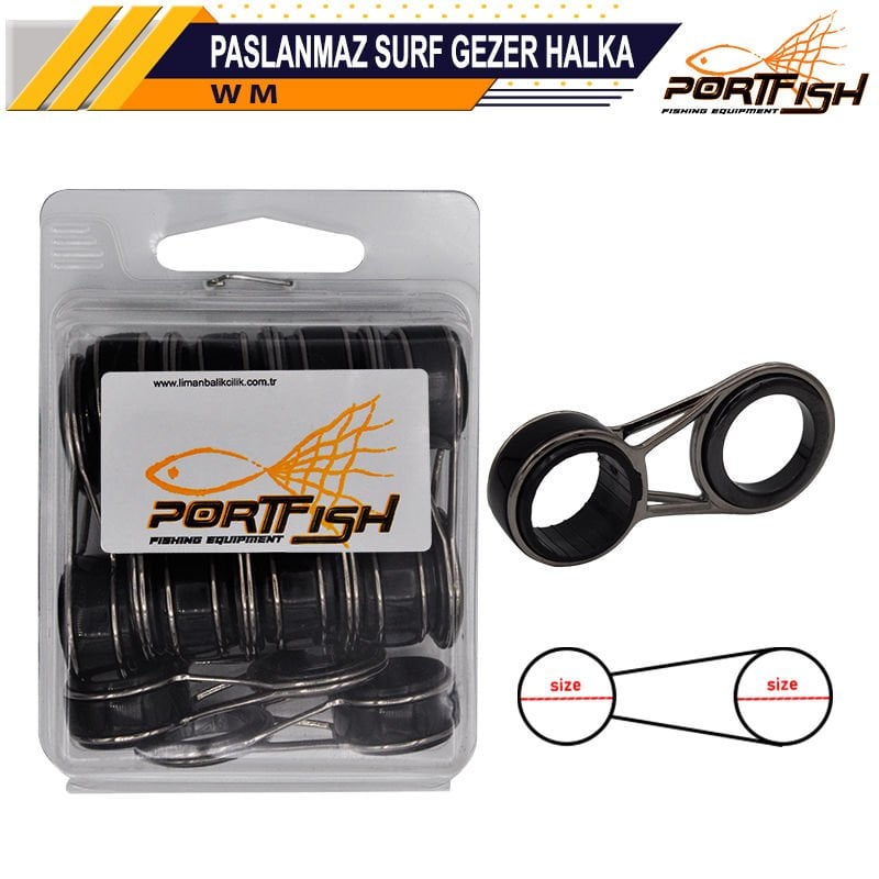 Portfish Paslanmaz Surf Gezer Halka