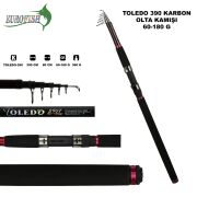 Toledo Karbon Olta Kamışı 60-180 Gr 390 cm