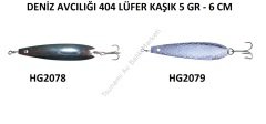 KAŞIK 404 LÜFER (1 PAKET 5 Adet) (5 GR - 6 CM)