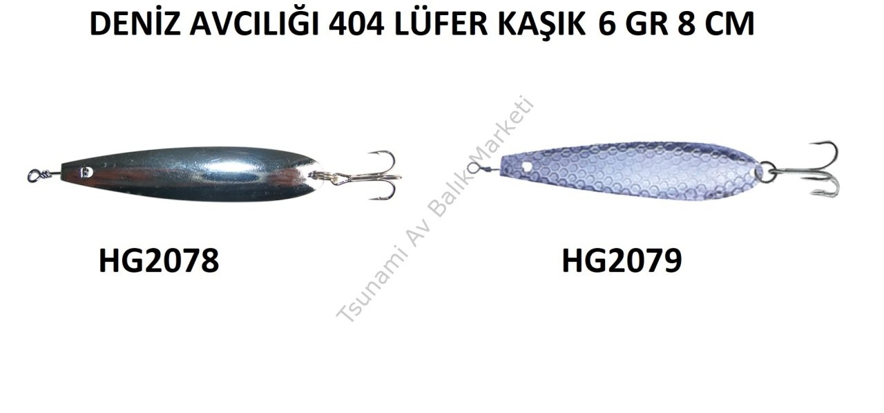 KAŞIK 404 LÜFER (1 PAKET 5 Adet) (6 GR - 8 CM)