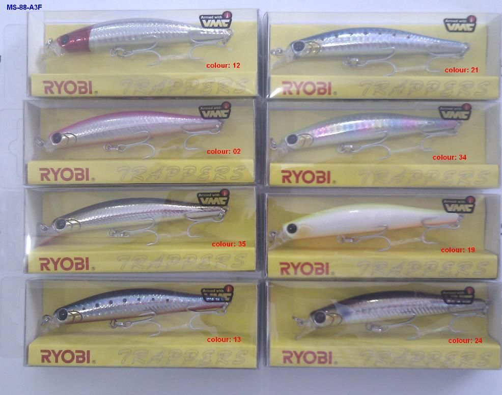 Ryobi Maket Balık MS-88-A3F Boy: 88MM Colour:38