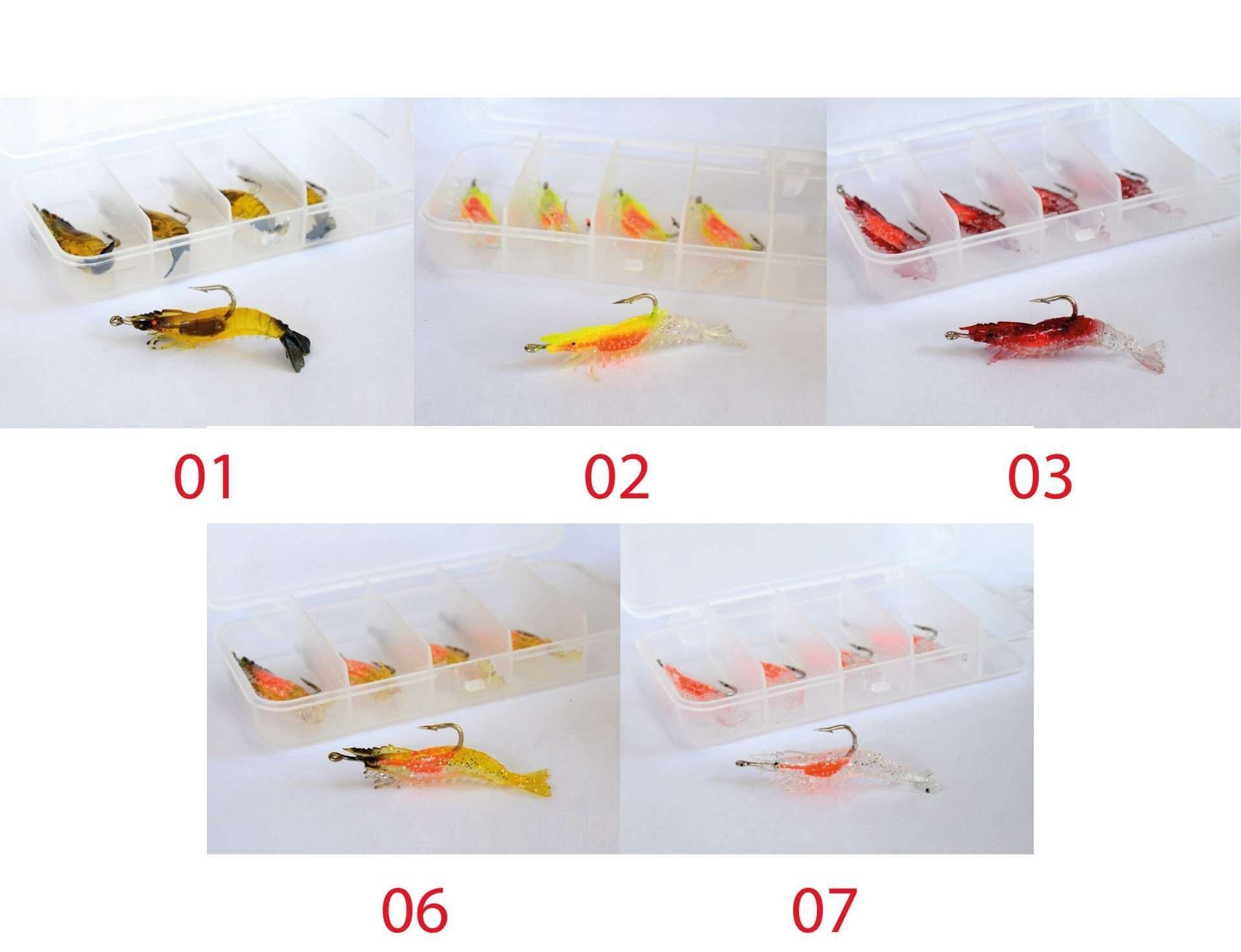 Captain 3062 Silikon Karides 55cm Suni Yem 5li Kutu