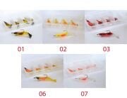 Captain 3062 Silikon Karides 55cm Suni Yem 5li Kutu